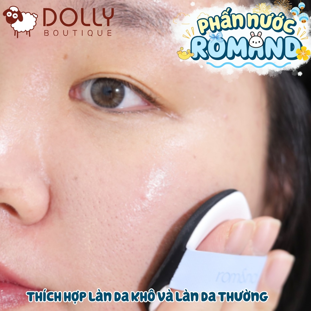 Phấn Nước Romand Bare Water Cushion SPF 38 PA+++ #02 Pure 21 (Da Trắng Hồng)