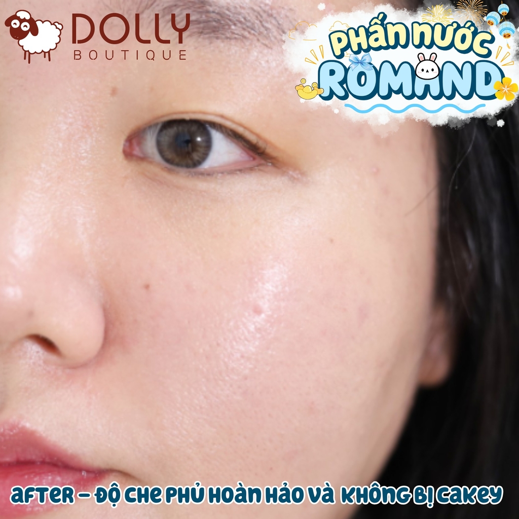 Phấn Nước Romand Bare Water Cushion SPF 38 PA+++ #02 Pure 21 (Da Trắng Hồng)