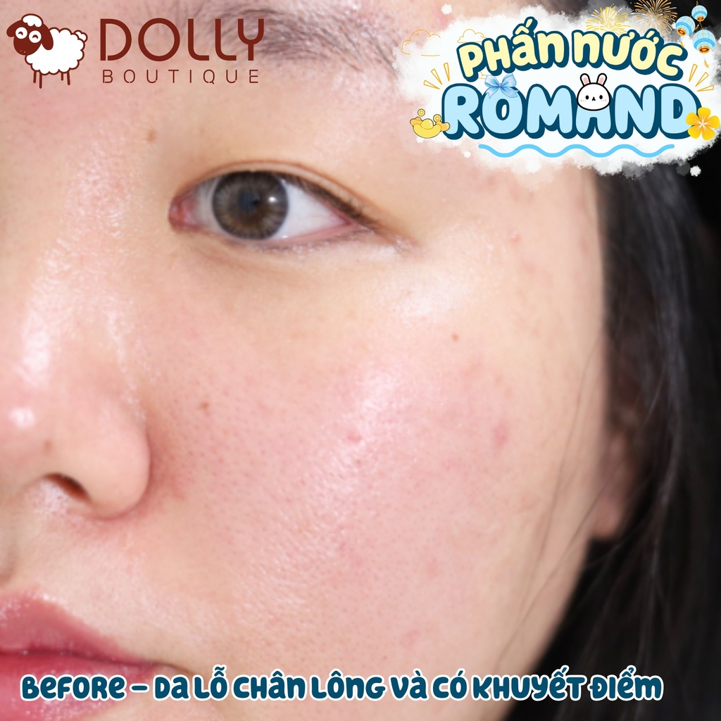 Phấn Nước Romand Bare Water Cushion SPF 38 PA+++ #02 Pure 21 (Da Trắng Hồng)