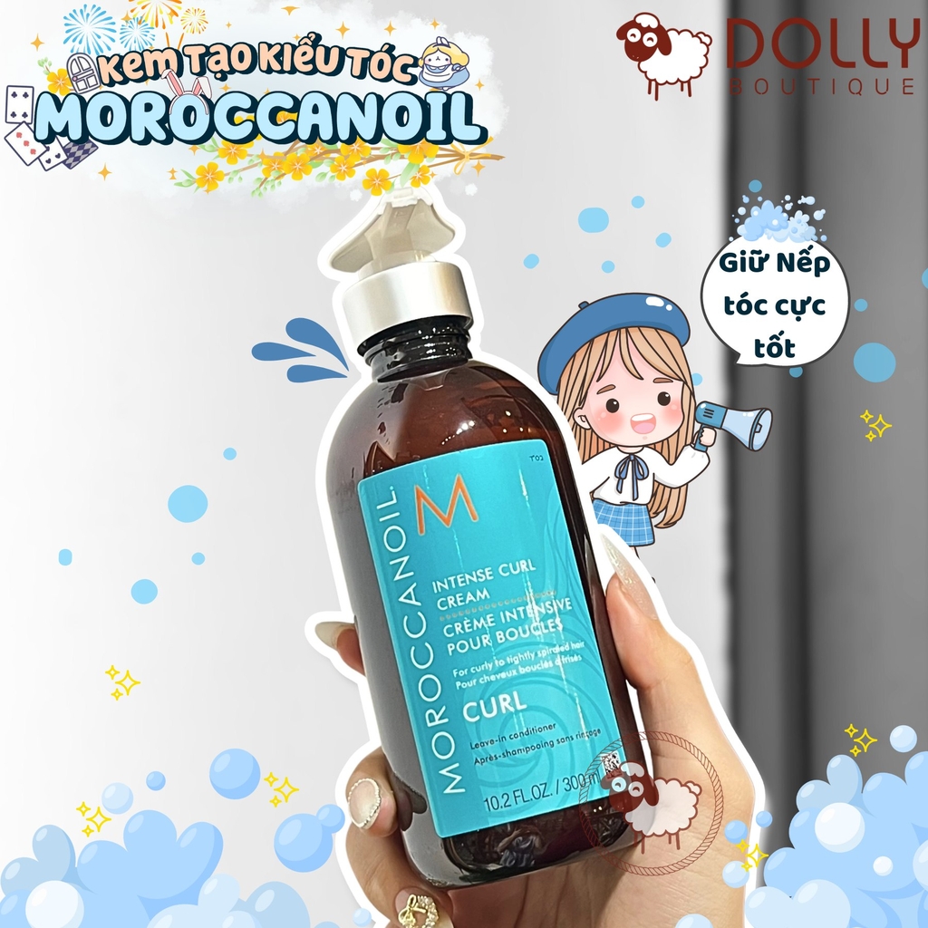 Kem Tạo Sóng Xoăn Moroccanoil Intense Curl Cream 300ml