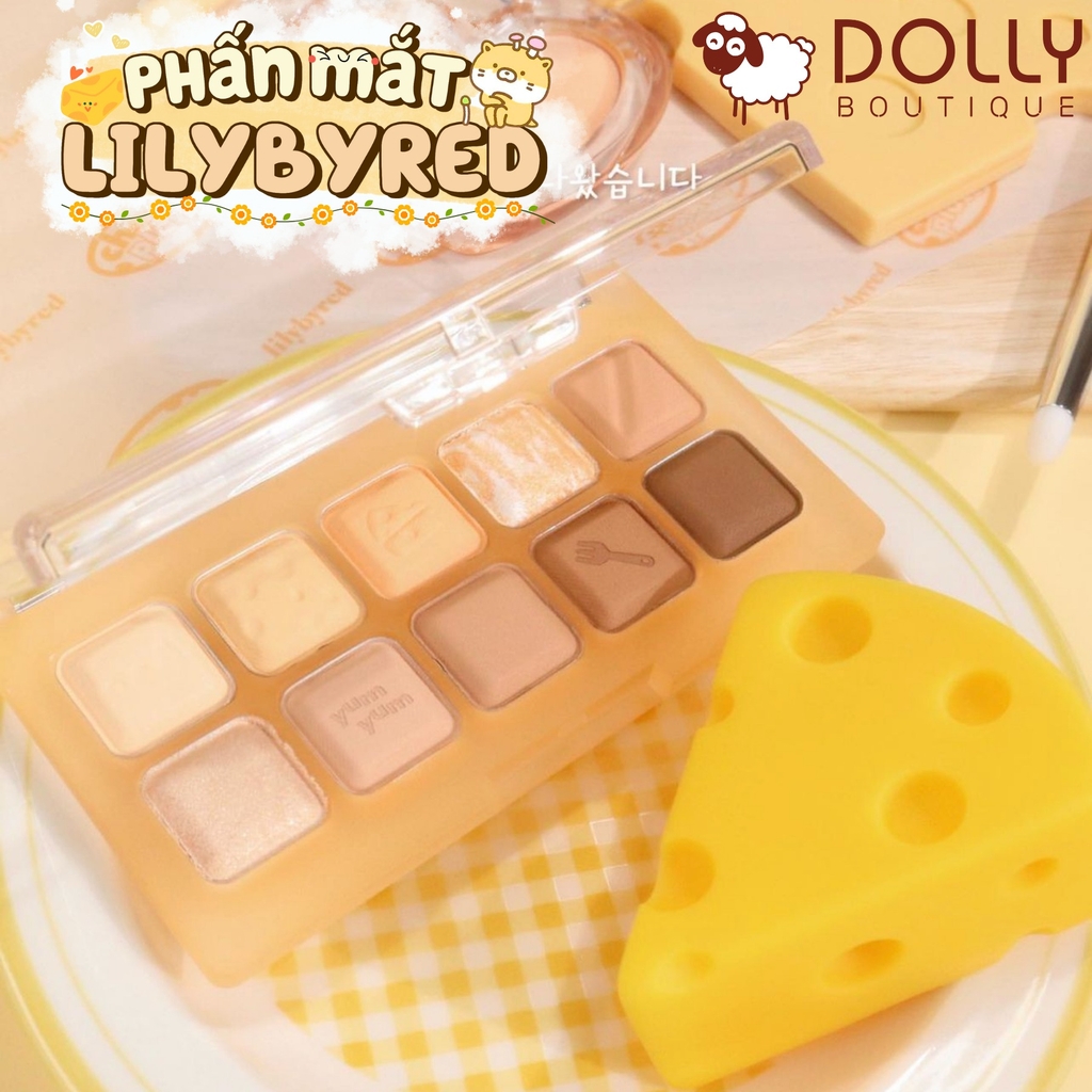 Phấn Mắt 10 Ô Lilybyred Mood Keyboard Shadow Palette #06 Here's Your Cheese - 10.5g