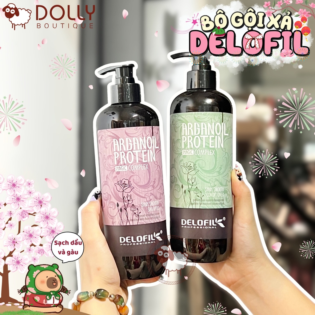 Dầu Xả Lẻ Trị Gàu, Mềm Mượt Delofil Silky Smooth - 500ml