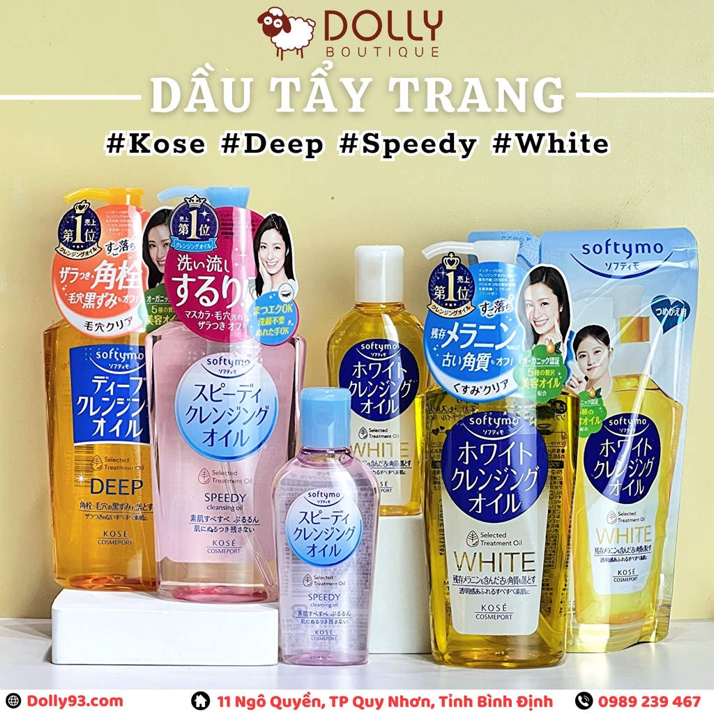 Dầu Tẩy Trang Kose Softymo Speedy Cleansing Oil - 60ml