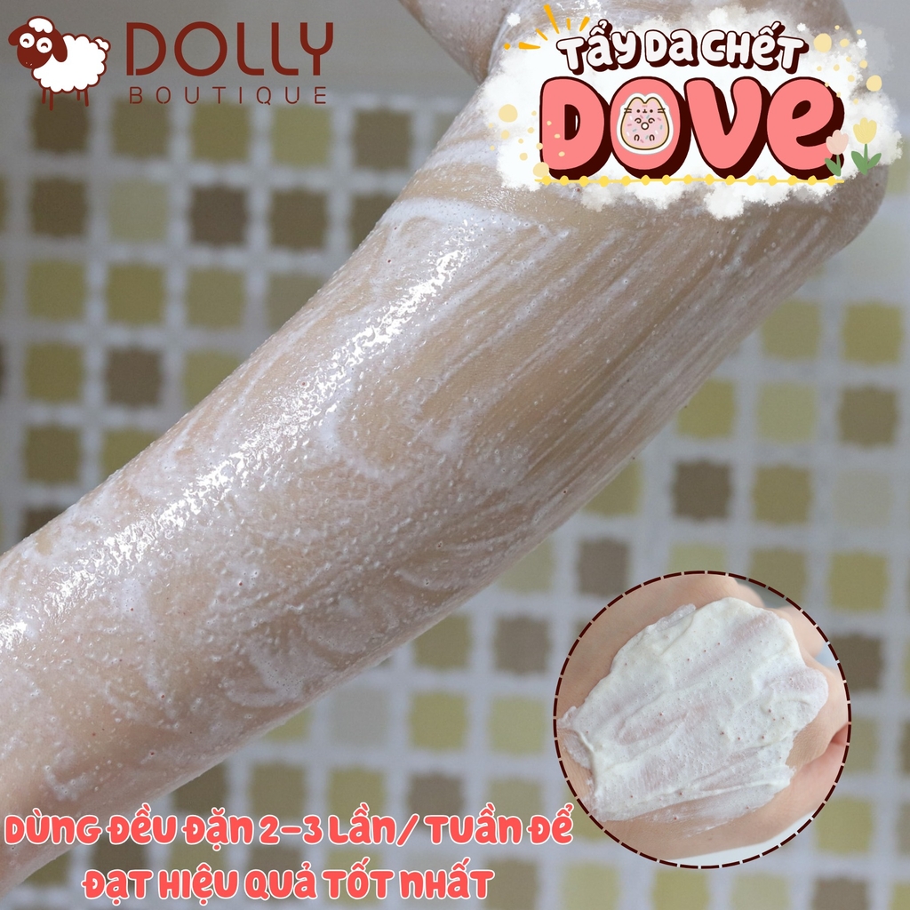 Tẩy Da Chết Cơ Thể Lúa Mạch và Hoa Cúc Dove Colloidal Oatmeal & Calendula Oil Exfoliating Body Polish - 298g