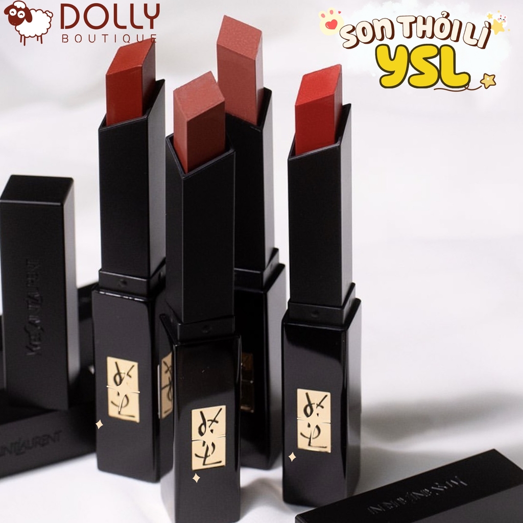 Son Thỏi Lì YSL The Slim Velvet Radical Matte Lipstick #305 Orange Surge ( Màu Cam Trầm )