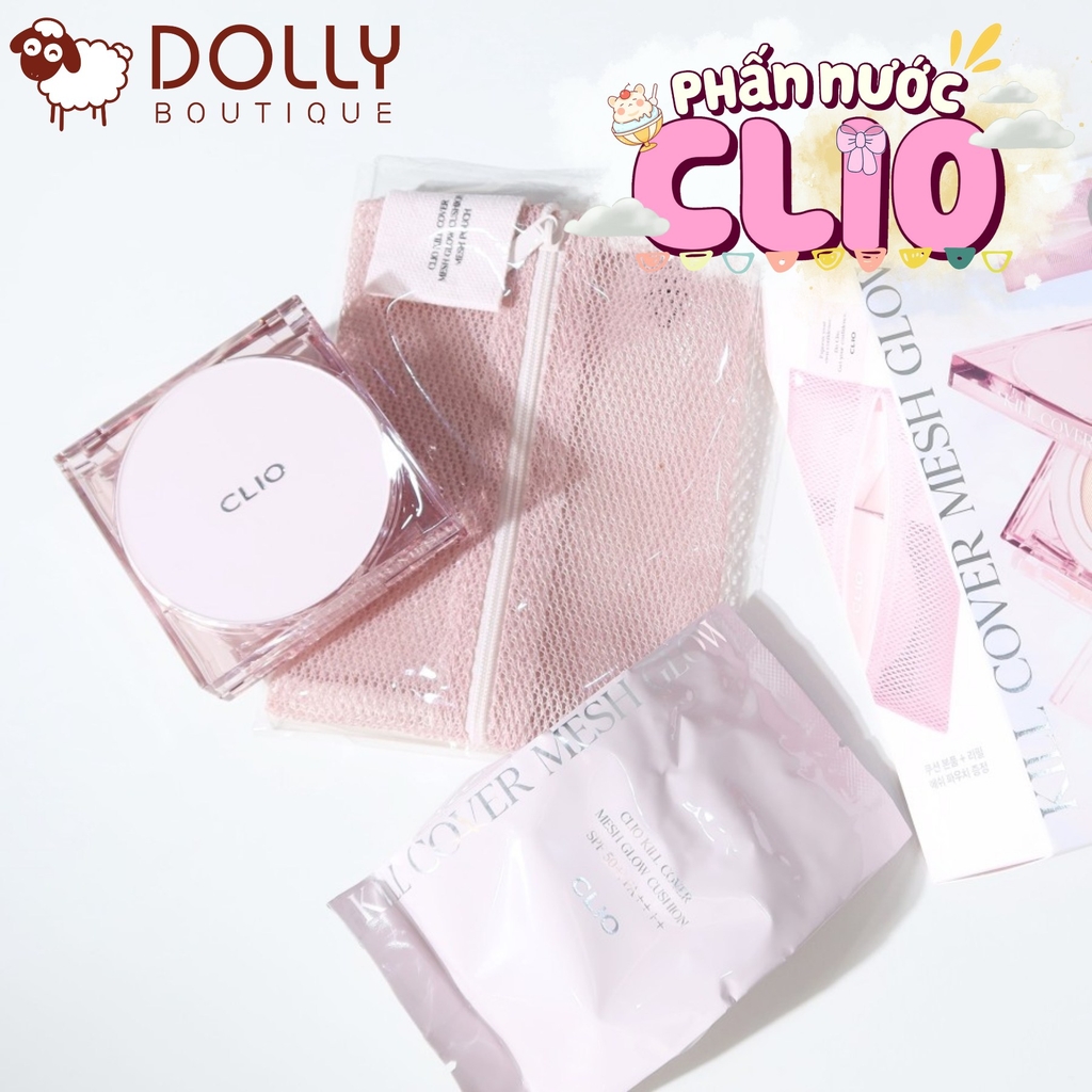 Phấn Nước Clio Kill Cover Mesh Glow Cushion SPF 50+ PA+++ #04 Ginger (Tone Da Tối)