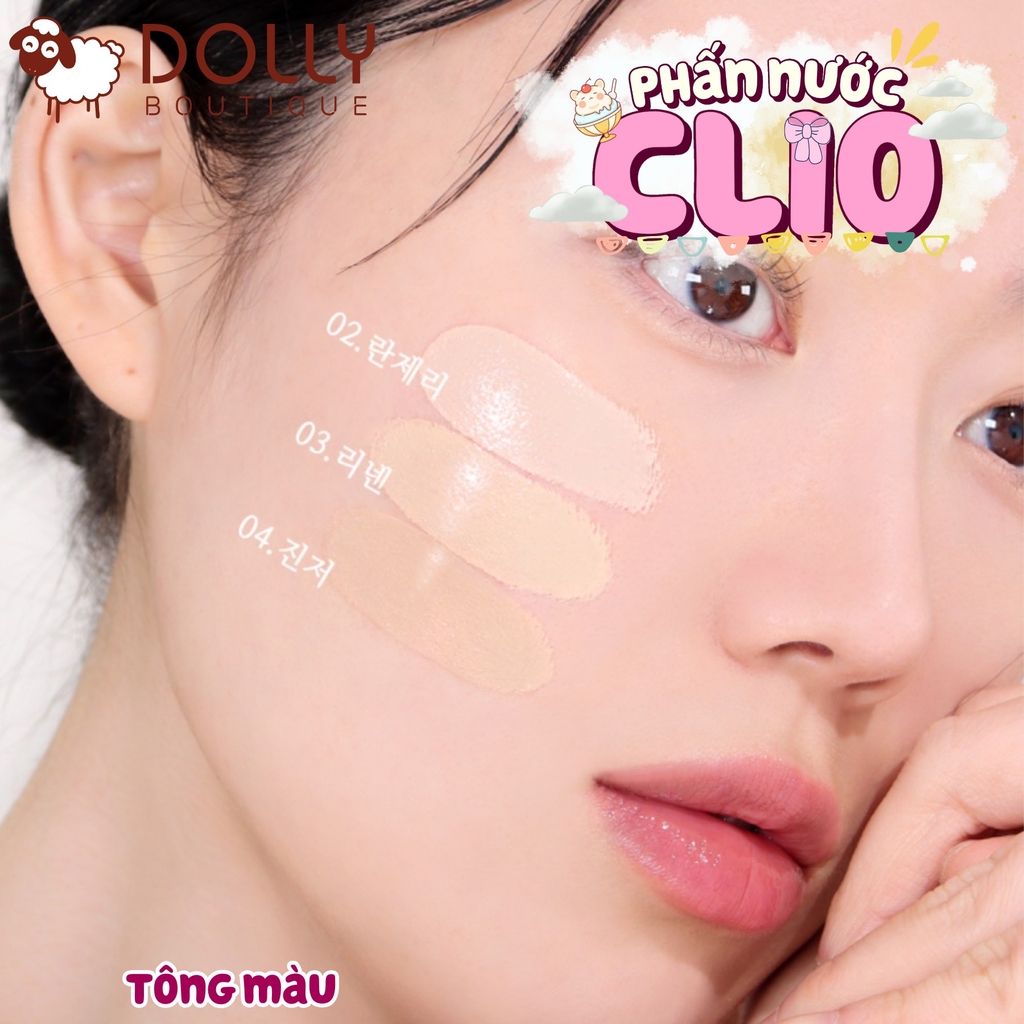 Phấn Nước Clio Kill Cover Mesh Glow Cushion SPF 50+ PA+++ #04 Ginger (Tone Da Tối)