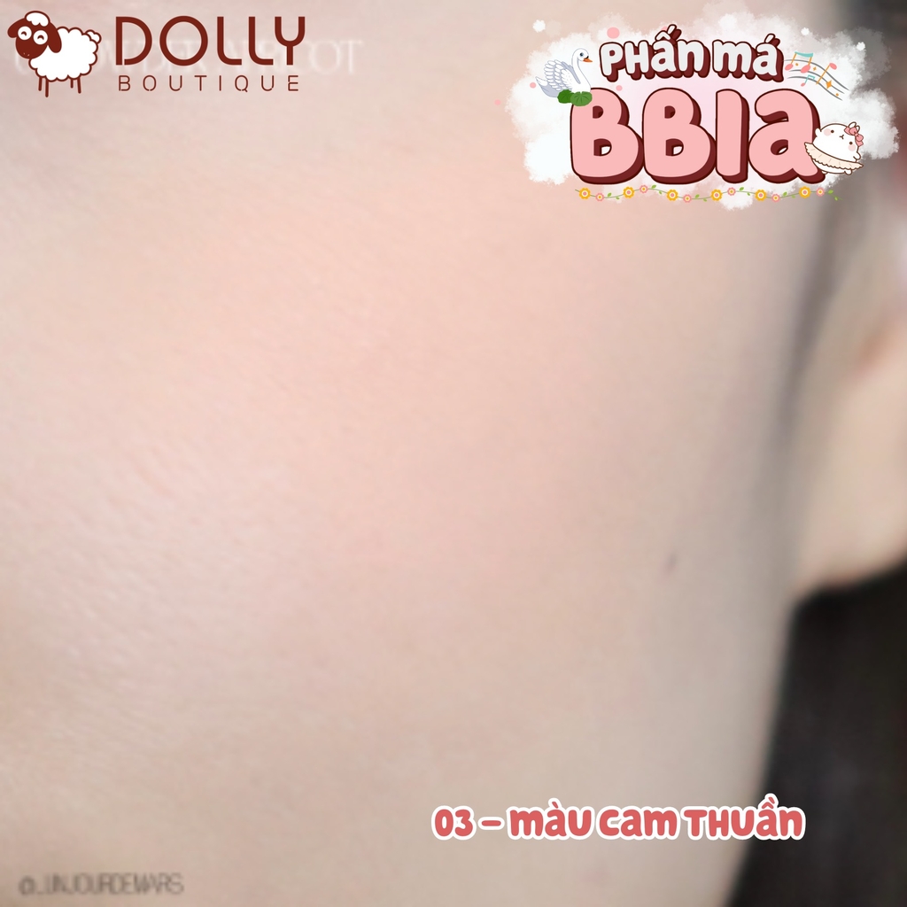 Phấn Má Bbia Ready To Wear Powder Cheek #03 Powder Apricot (Cam San Hô) - 10g