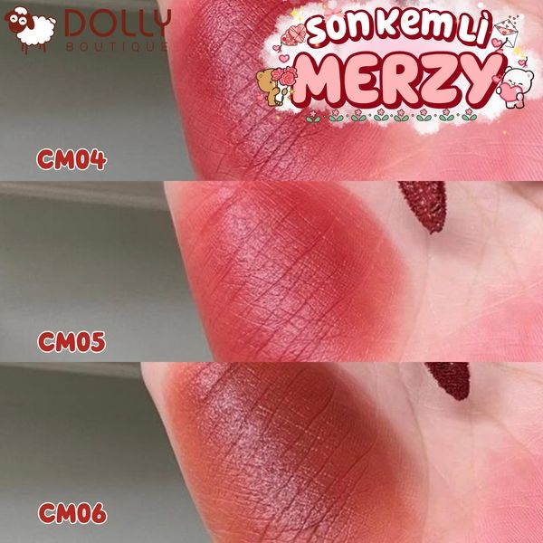 Son Kem Lì Merzy Cyber Mellow Tint #CM5 Bad Rule ( Màu Đỏ Cam Gạch ) - 4g