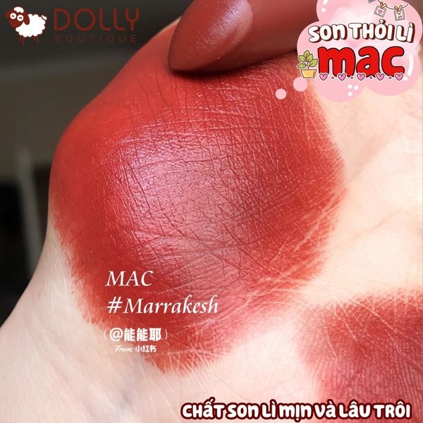 Son Thỏi MAC Matte Lipstick 646 Marrakesh (Đỏ Nâu Trầm) - 3g