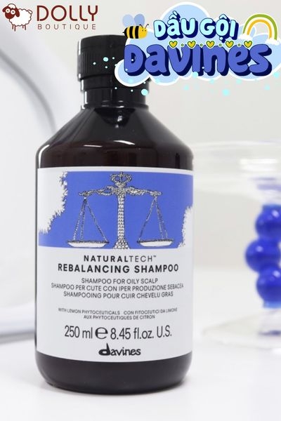 Dầu Gội Cân Bằng Dầu Cho Da Đầu Davines Natural Tech Rebalancing Shampoo - 250ml