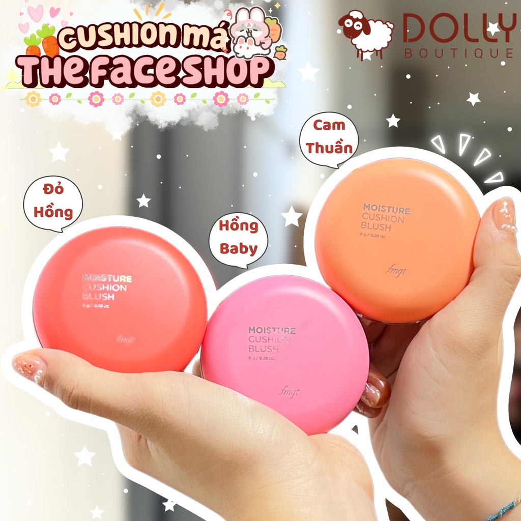 Má Hồng Dạng Nước Fmgt Moisture Cushion Blush #01 Red (Đỏ Hồng)