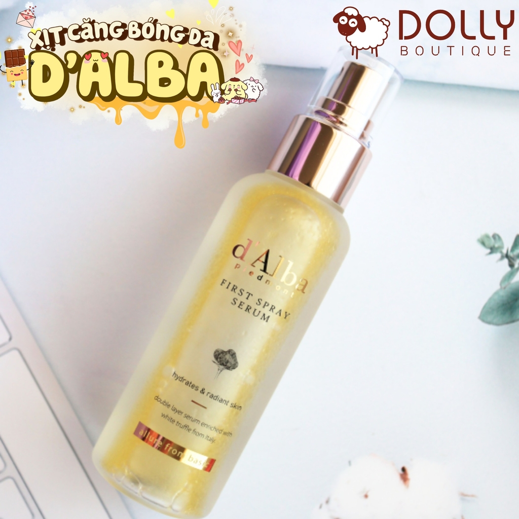 Serum Dạng Xịt Dưỡng Ẩm Căng Bóng Da D'alba White Truffle The First Spray Serum