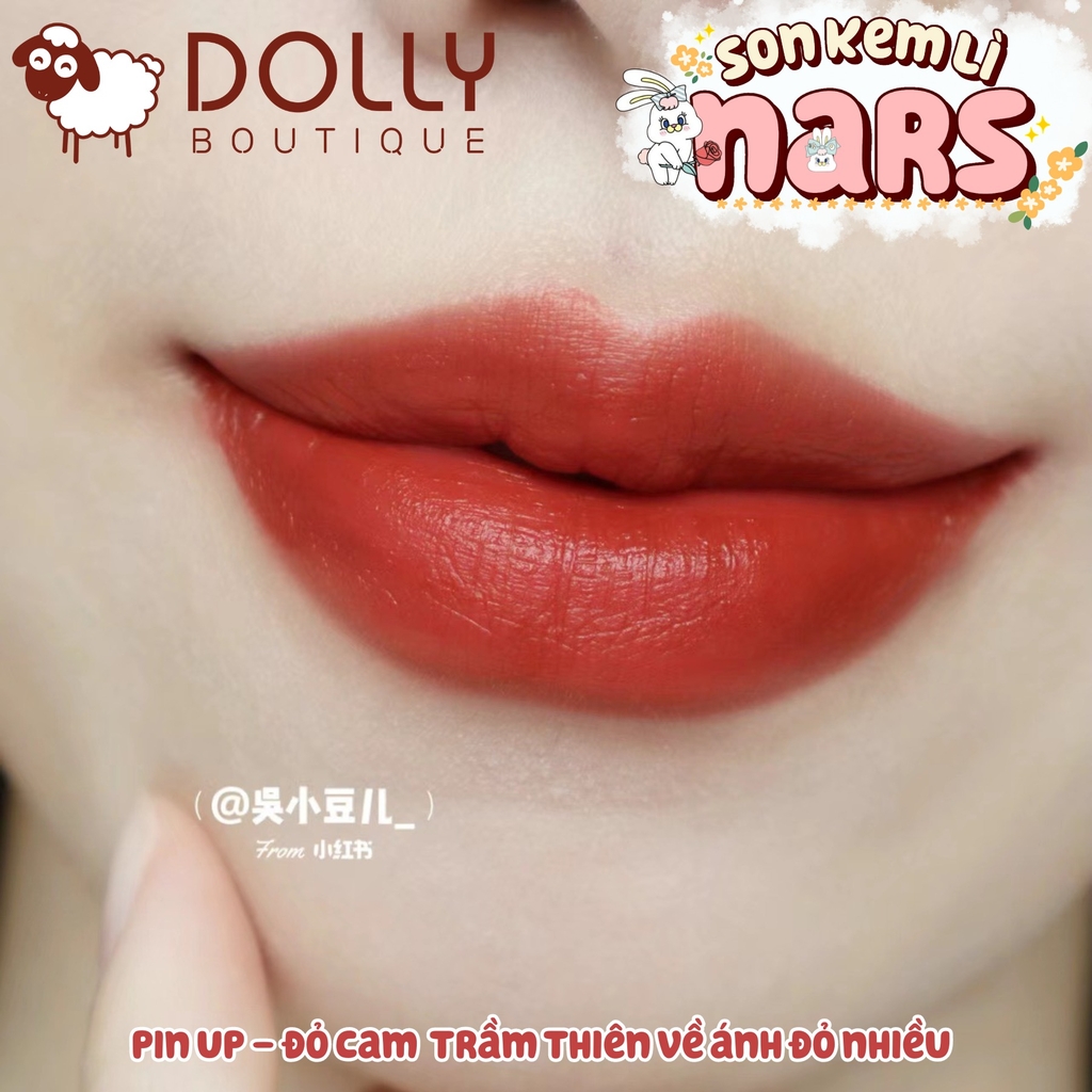 Son Kem Nars Air Matte Lip Color #Pin Up (Màu Đỏ Cam Trầm)