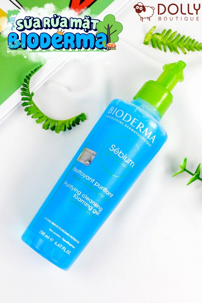 Gel Rửa Mặt Dành Cho Da Nhạy Cảm Bioderma Sebium Purifying Cleansing Foaming Gel - 200ml