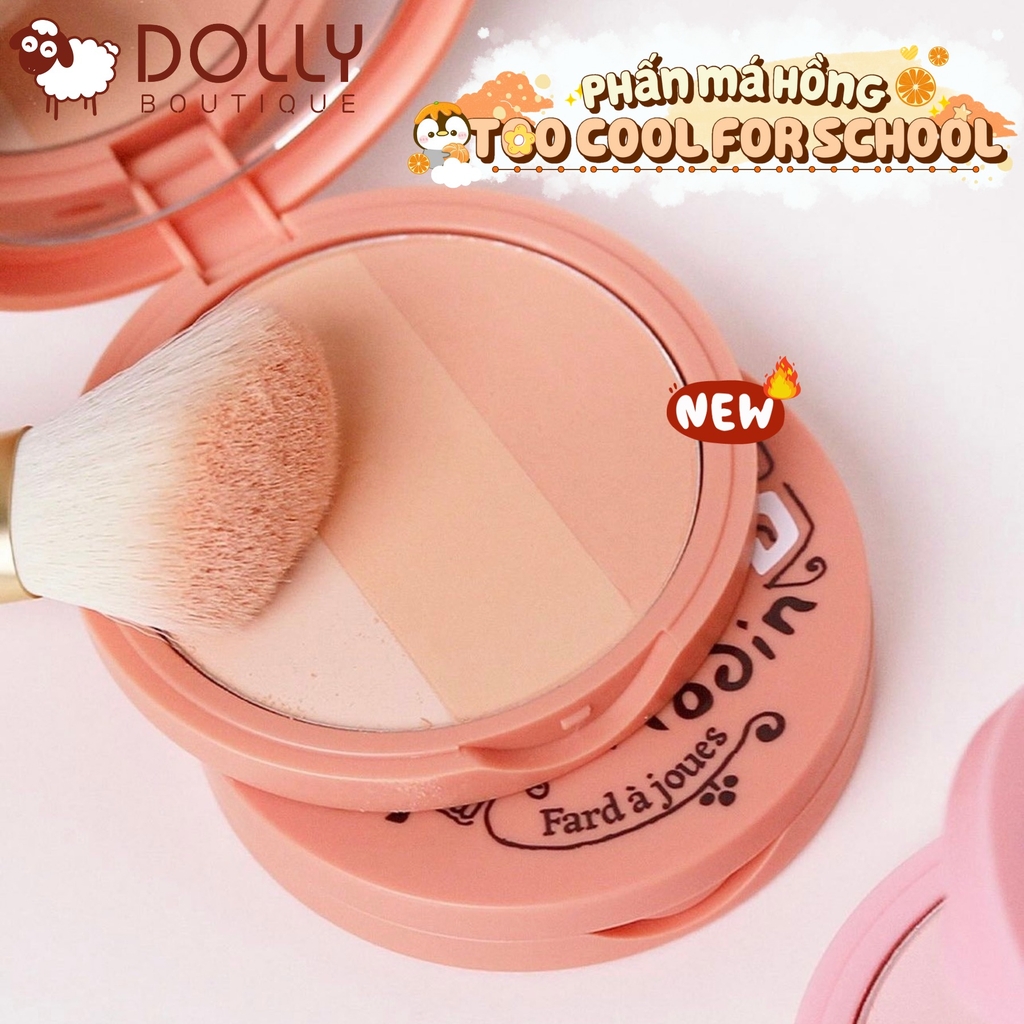 Phấn Má Hồng Too Cool For School Artclass By Rodin Blusher - De Coral 9g