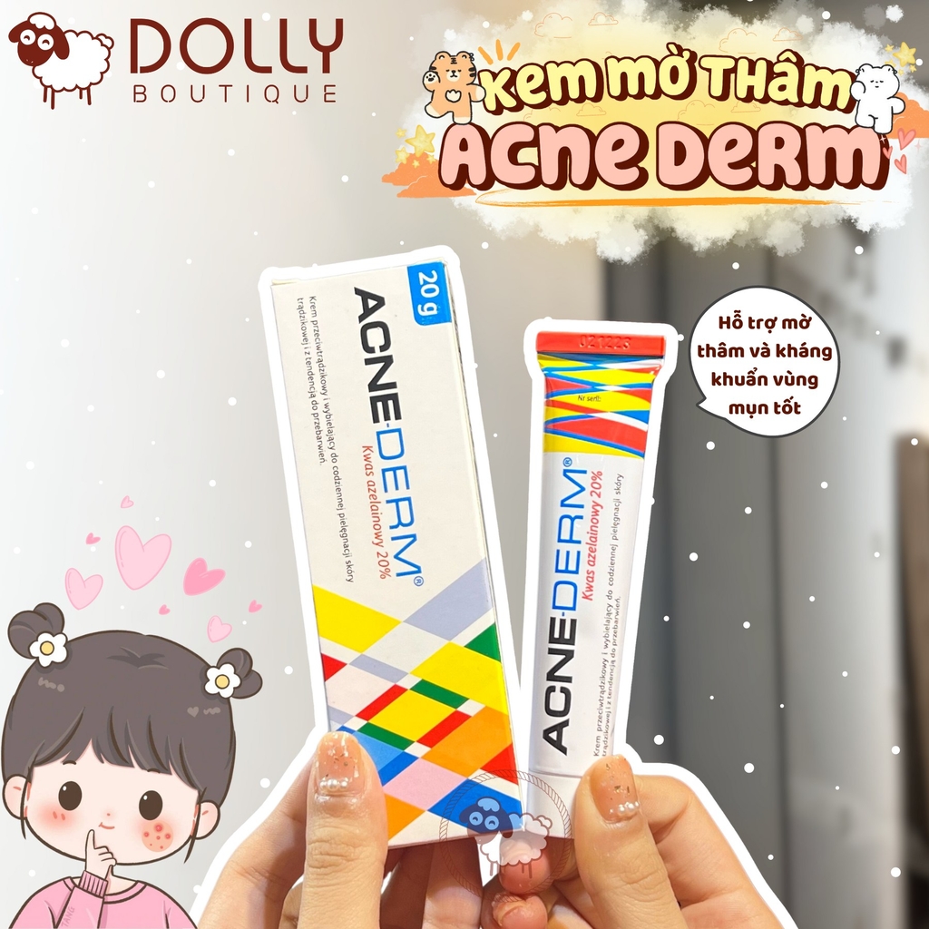 Kem Trị Mụn, Mờ Thâm Acne-Derm Kwas Azelainowy 20% - 20g