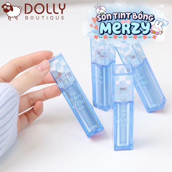 Son Tint Bóng Merzy The Watery Dew Tint #WD22 Hazel Chili ( Đỏ Cam Trà ) - 4g