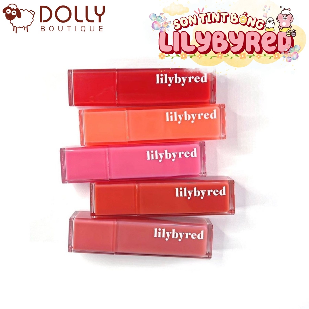 Son Tint Bóng Lilybyred Bloody Liar Coating Tint #06 Rosy Strawberry (Hồng Dâu) - 4g