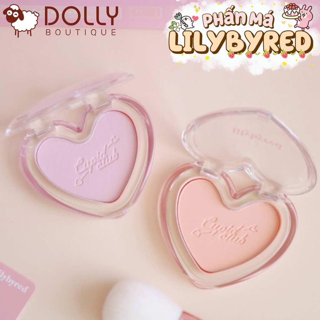 Phấn Má Hồng Lilybyred Luv Beam Blur Cheek Cupid Club #02 Blurry Peach (Hồng Cam Đào) - 4.3g