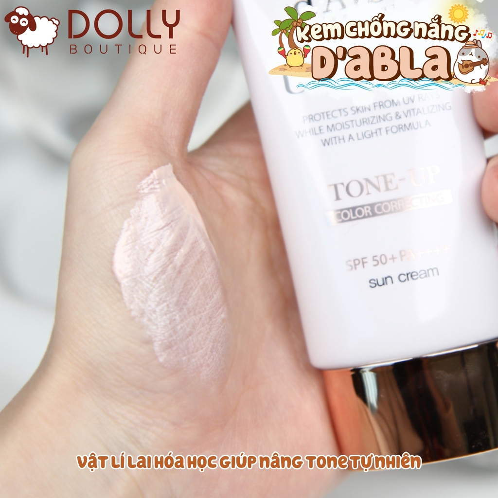 Kem Chống Nắng d'Alba UV ESSENCE Waterfull Tone-up Color Correcting Sun Cream SPF50+Pa++++ - 50ml