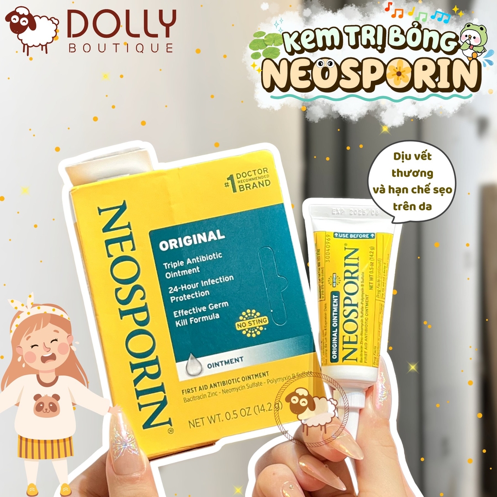 Kem Trị Sẹo Neosporin Original Triple Antibiotic Ointment 1oz -  28.3gr