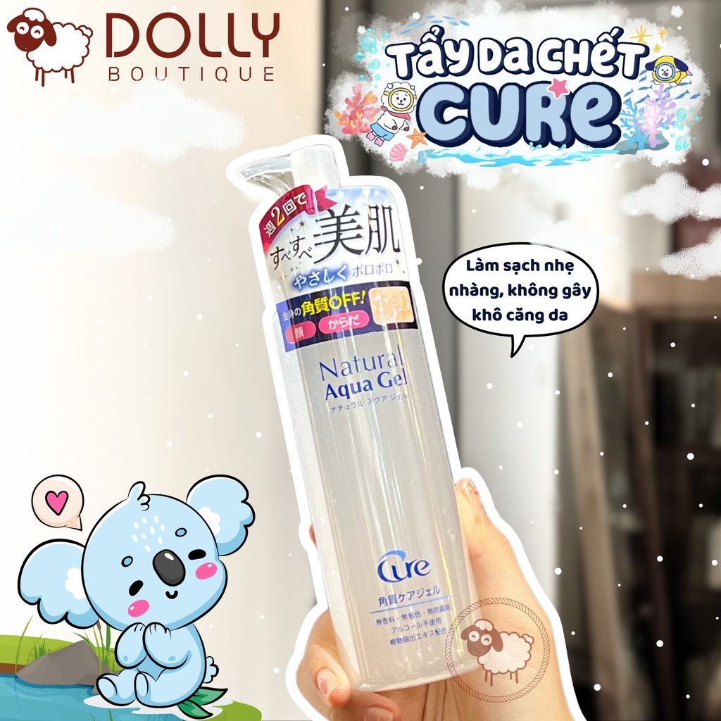 Tẩy Da Chết Mặt Dạng Kì Cure Natural Aqua Gel 250g
