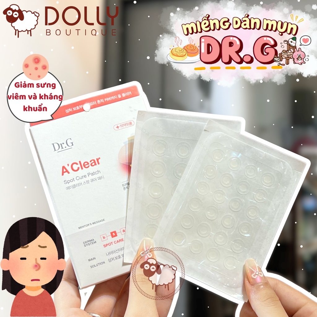 Miếng Dán Mụn Dr.G A'Clear Spot Cure Patch - 39 miếng