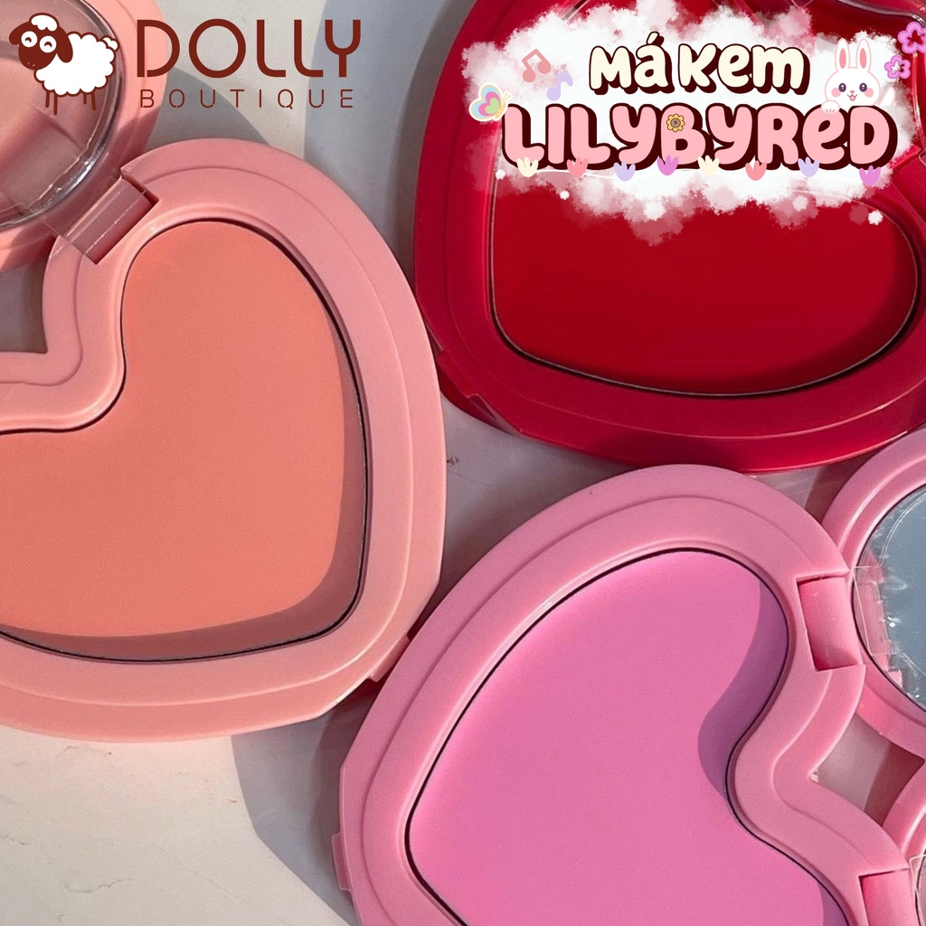 Má Hồng Dạng Kem Lilybyred Luv Beam Cheek Balm #04 Heart Attack Red ( Đỏ Hồng ) - 3.5g