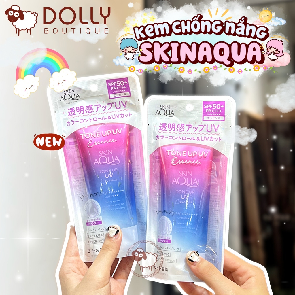 [Nội địa] Kem Chống Nắng Rohto Skin Aqua Tone Up Essence 80g NĐ