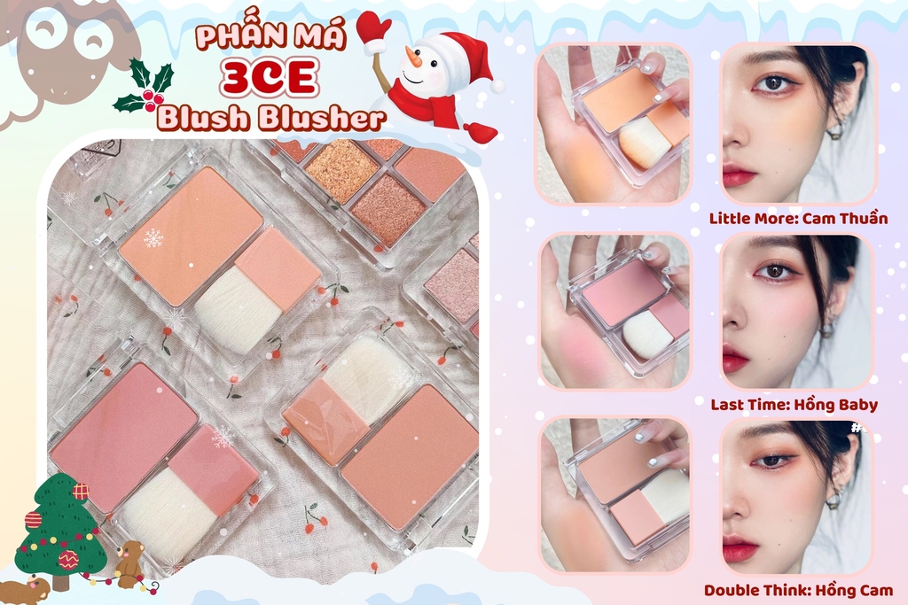 Phấn Má 3CE Blush Blusher #Double Think