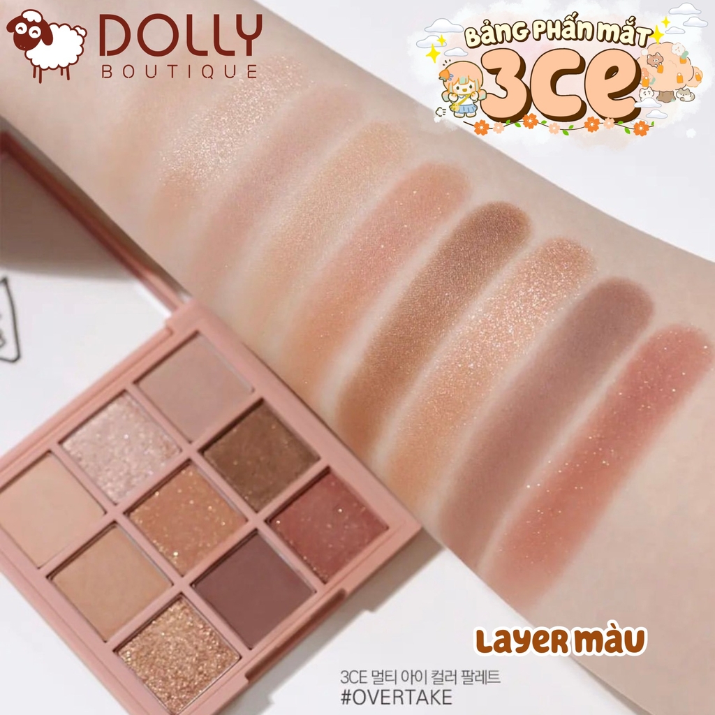 Bảng Phấn Mắt 3CE Multi Eye Color Palette - Over Take