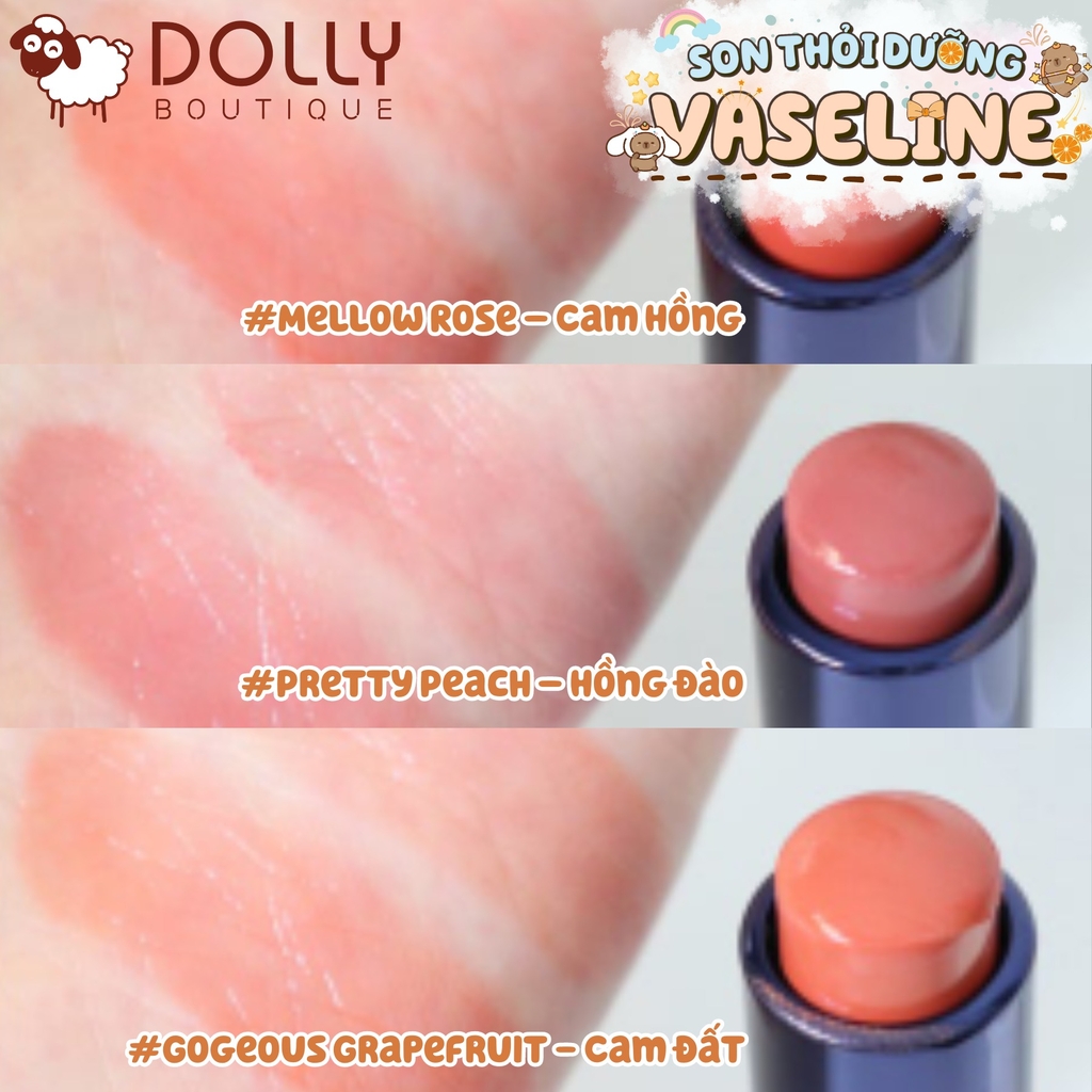 Son Dưỡng Môi Có Màu Vaseline Lip Therapy Stick Gogeous Grapefruit