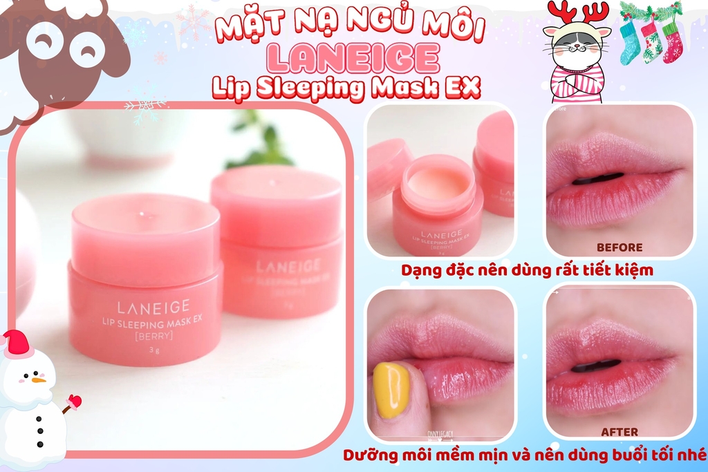 Mặt Nạ Ngủ Môi Laneige Lip Sleeping Mask 3g