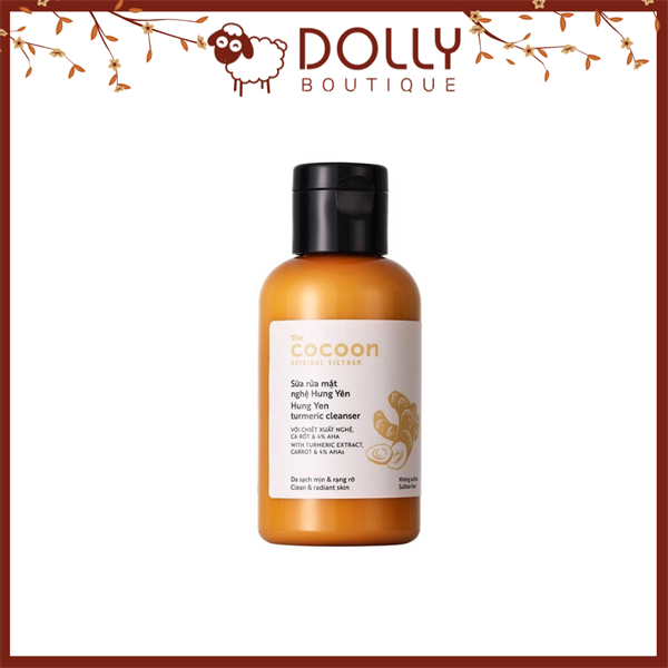 Sữa Rửa Mặt Làm Sáng Da Cocoon Chiết Xuất Từ Nghệ Hưng Yên