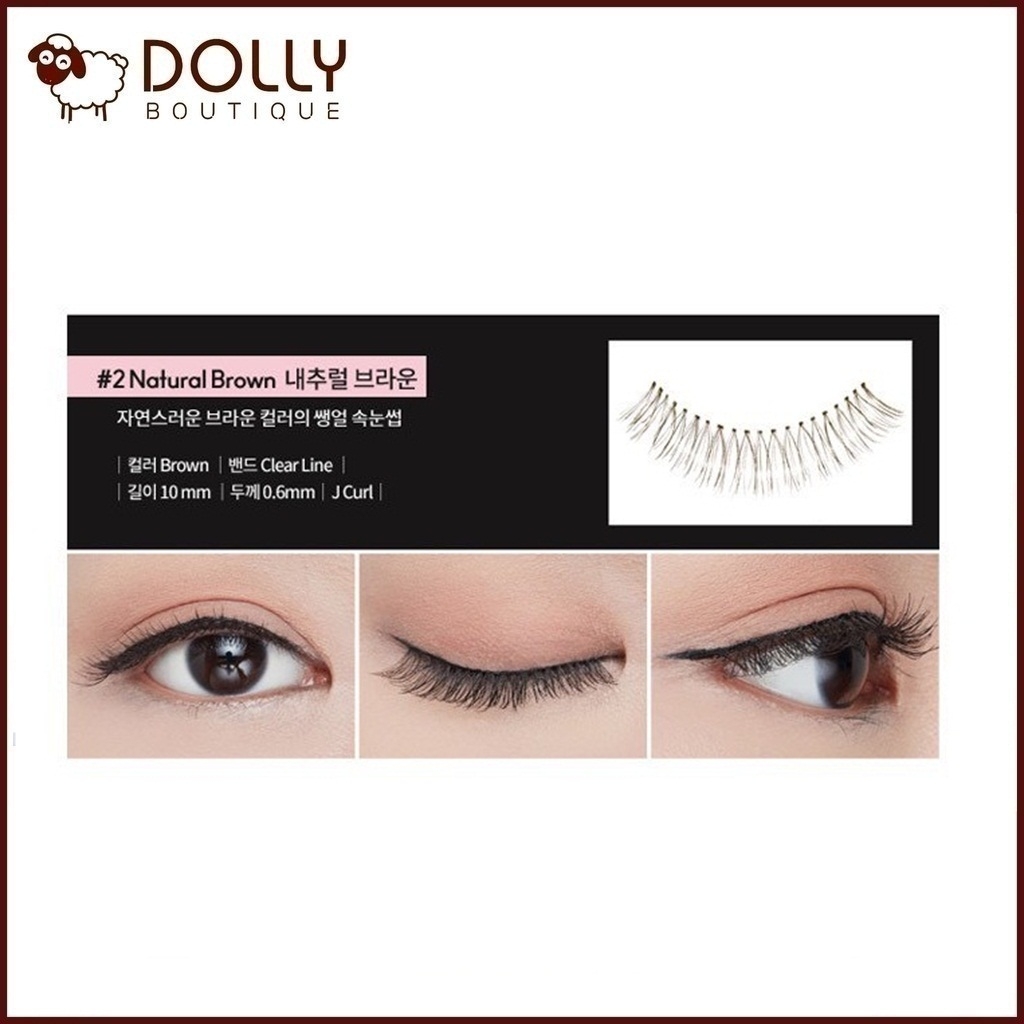 Mi Giả Etude House My Beauty Tool Eyelashes 02 Natural Brown