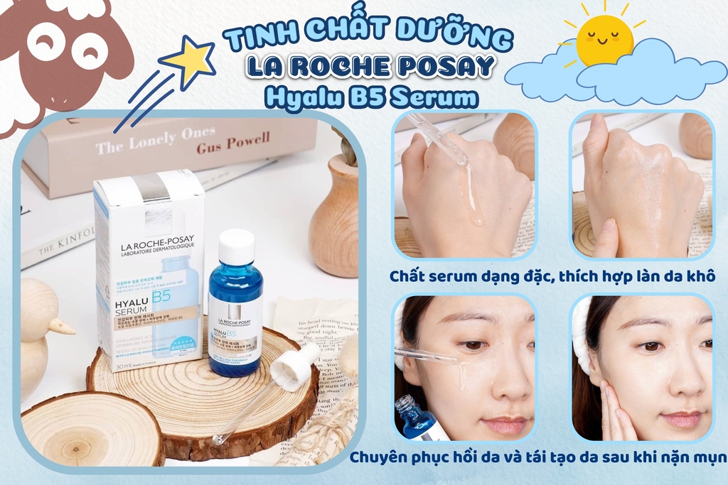 Tinh Chất Dưỡng Chuyên Sâu La Roche-Posay Hyalu B5 Hyaluronic Acid Serum 30ml