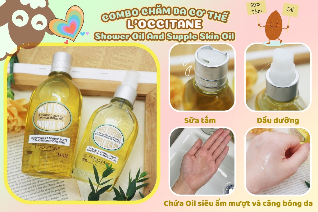 Tinh Dầu Hạnh Nhân Chống Rạn, Nâng Cơ, Dưỡng Ẩm L'occitane Almond Supple Skin Oil 100ml