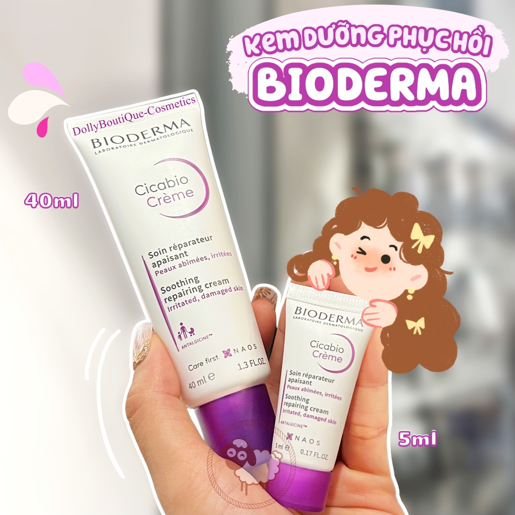[Nội Địa] Kem Dưỡng Ẩm Bioderma Cicabio Repairing Cream - 40ml