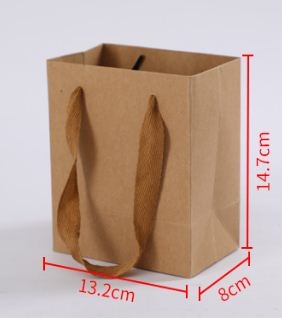 Túi Kraft Dolly 15x13x8 – Túi Giấy Đựng Quà Mỹ Phẩm Mini