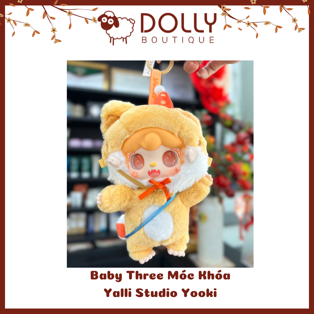 Gấu Bông Baby Three Yalli Studio Yooki  [ Giao theo phân mục đã unbox]
