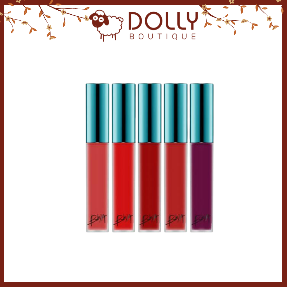 Son Kem Lì Bbia Last Velvet Lip Tint #02 Extra Bounce (Màu Đỏ Cam) - 5g