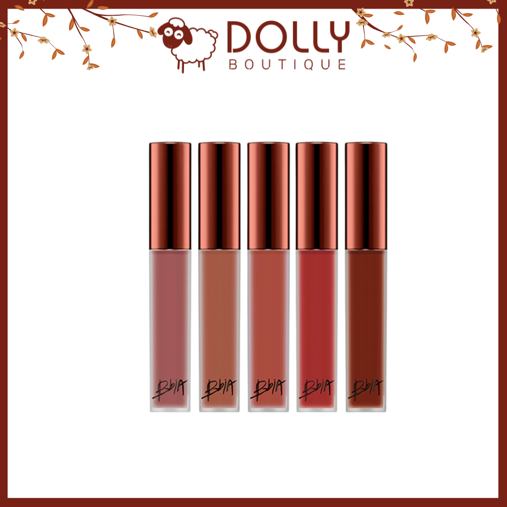 Son kem lì Bbia Last Velvet Lip Tint Version 5- 23 Romantic Note ( Màu Cam Chát Đất ) 5g