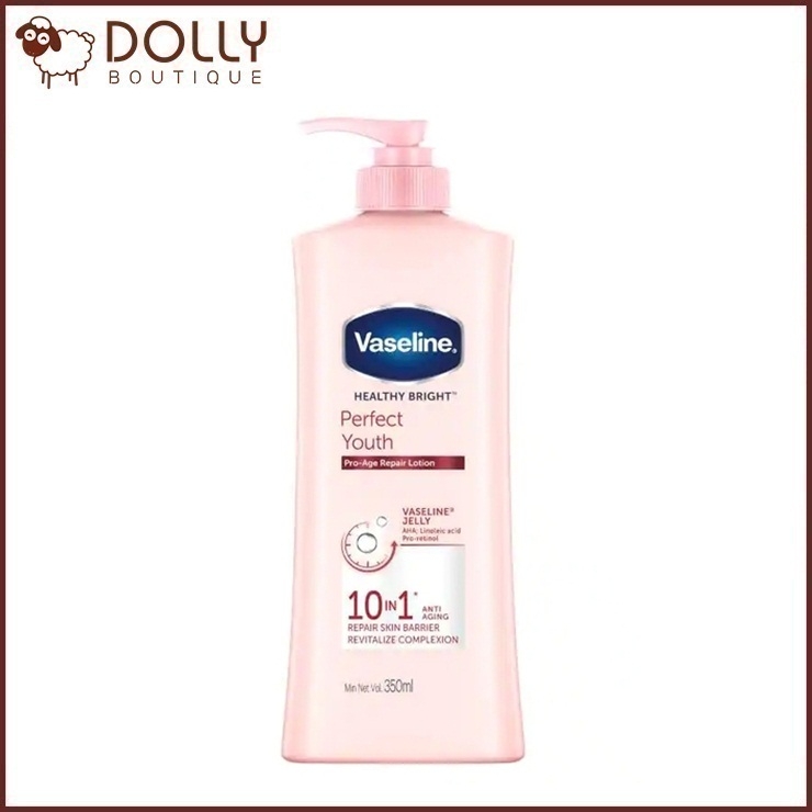 Dưỡng Thể Vaseline Healthy Bright Perfect Youth Pro-Age Repair Lotion 350ml