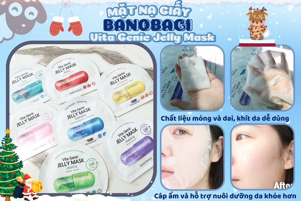 Mặt Nạ Giấy Banobagi Vita Genic Jelly Mask Vitalizing 30ml