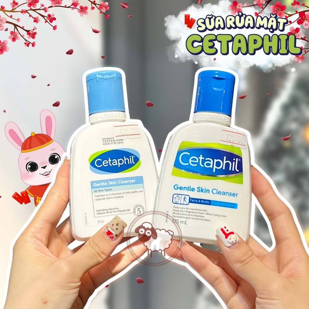 Sữa Rửa Mặt Dành Cho Da Nhạy Cảm Cetaphil Gentle Skin Cleanser 125ml [Mẫu Mới]