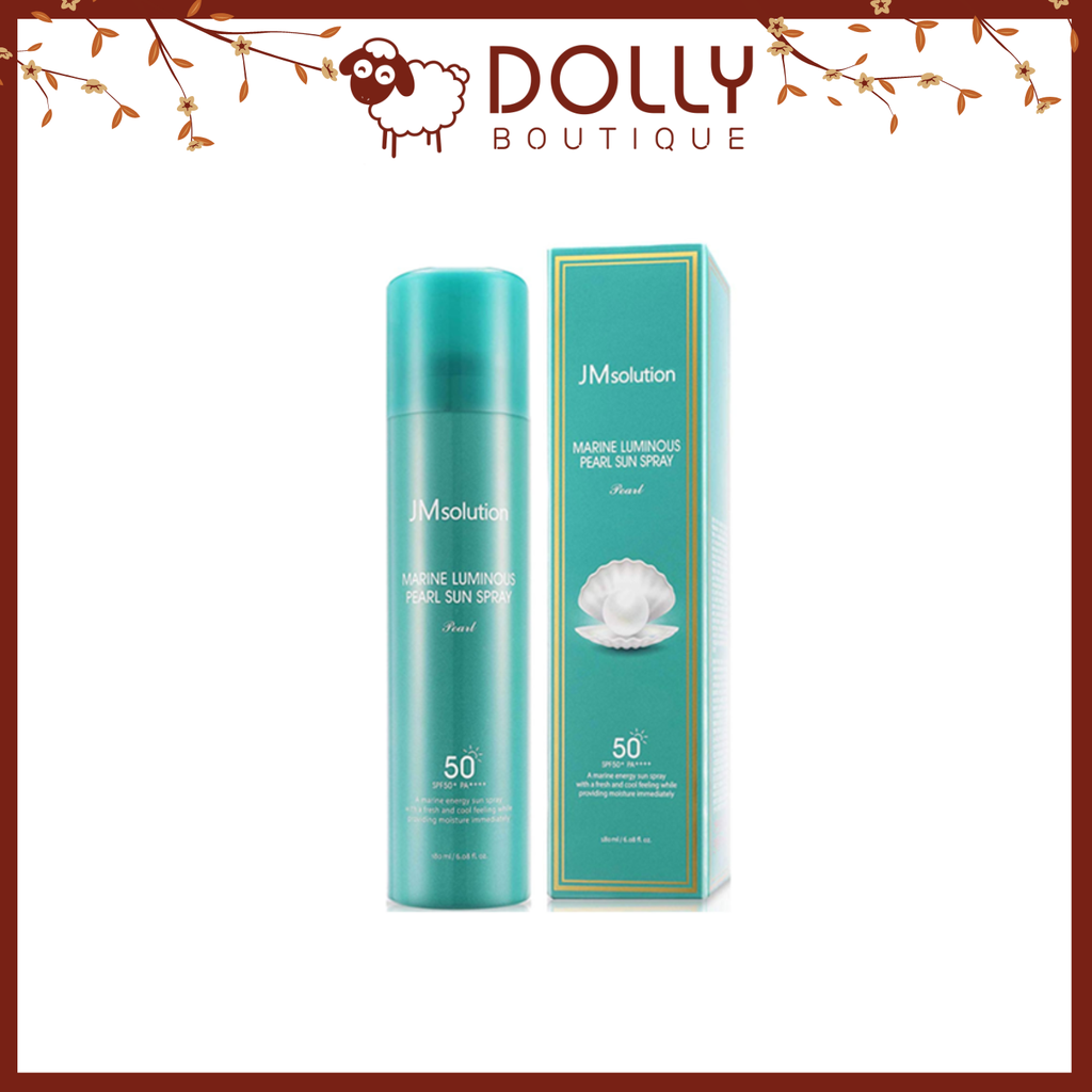 Xịt chống nắng JMsolution Marine Luminous SPF50 - 180ml màu xanh