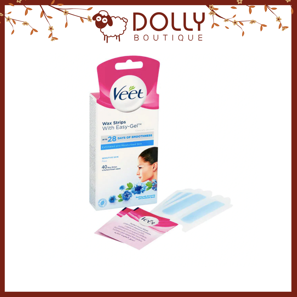 Miếng Tẩy Lông Ria Mép Veet Sensitive Face Wax Strips