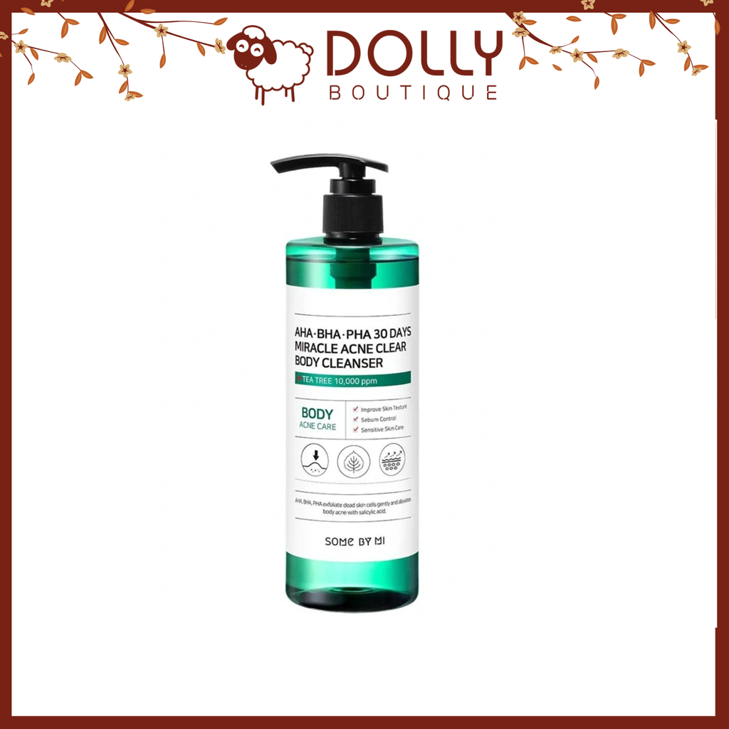 Sữa Tắm SOME BY MI Làm Giảm Mụn AHA-BHA-PHA 30 Days Miracle Acne Clear Body Cleanser - 400gr
