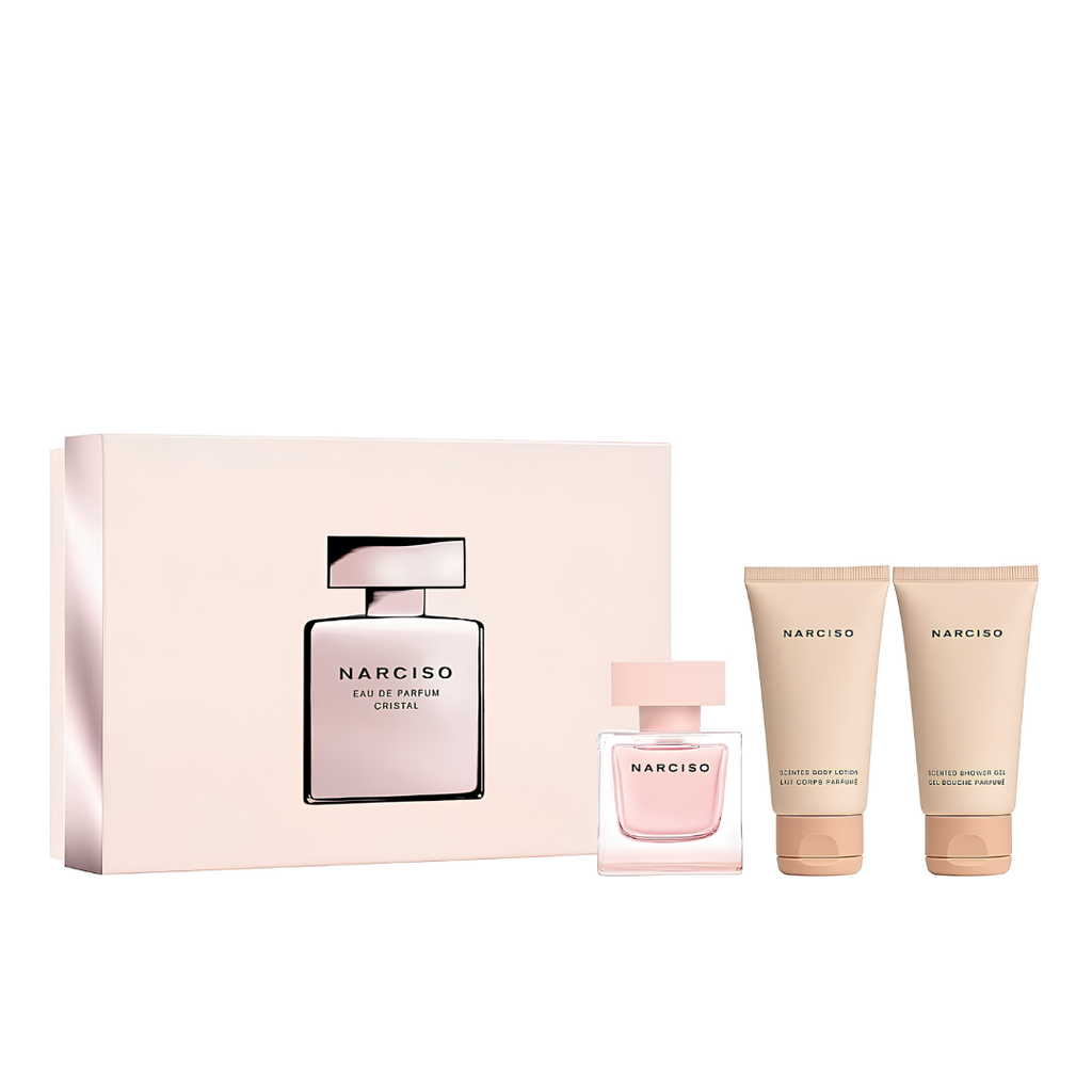 Set Narciso Rodriguez Cristal EDP 50ml + Body Lotion 50ml + Shower Gel 50ml